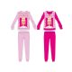 Barbie téli vastag pamut pizsama kislányoknak - flanel - pink - 128
