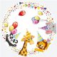 Happy Birthday Star papírtányér 8 db-os 22,7 cm