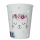 Cicás Flowers Wreath papír pohár 8 db-os 250 ml