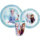 Disney Jégvarázs Blue Forest étkészlet, micro műanyag szett, pohárral 260 ml