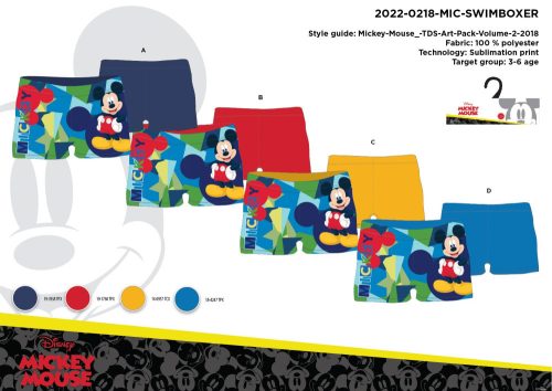 Disney Mickey swimboxer (3-6 years)